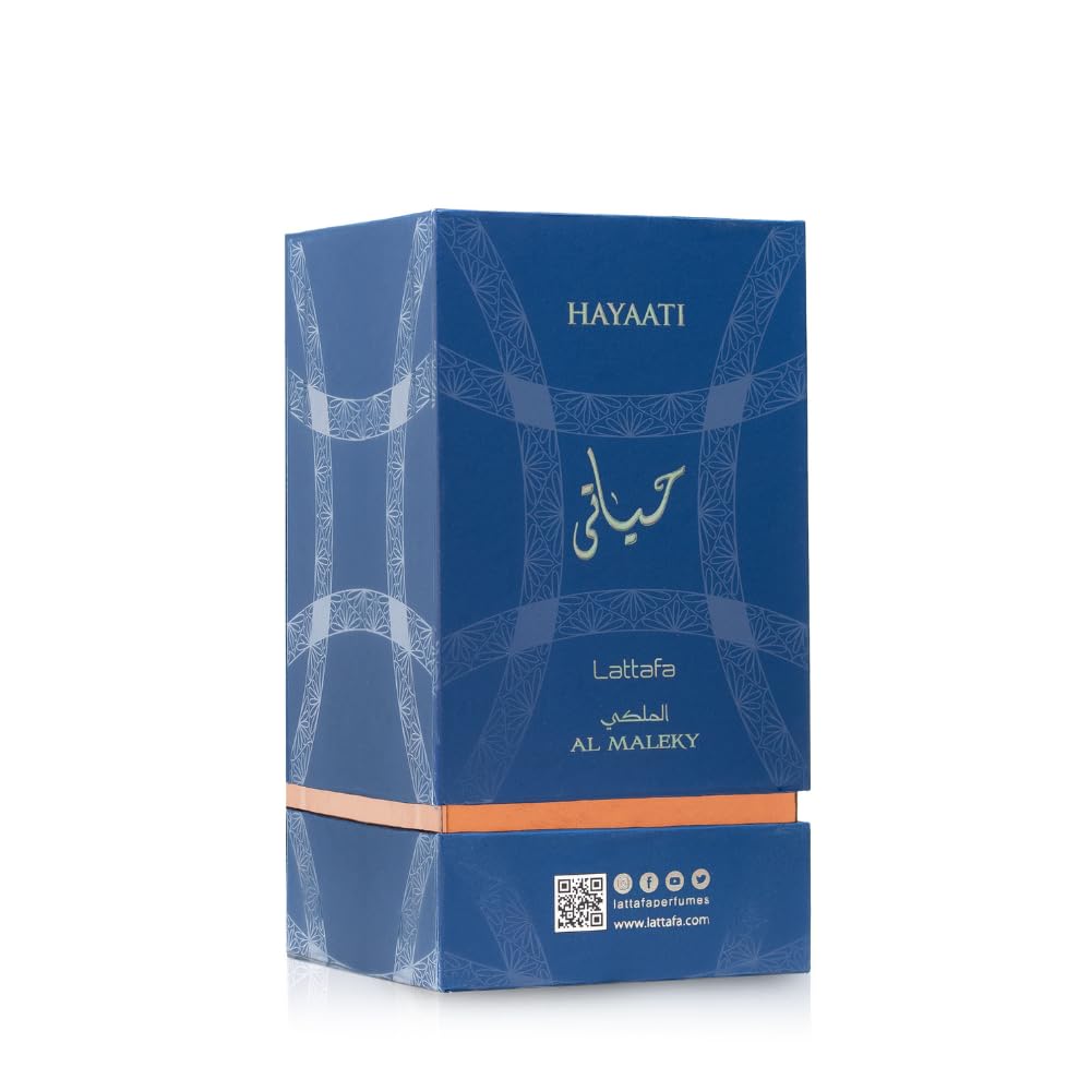 LATTAFA Hayaati Blue Al Maleky (BLUE) Eau de Parfum 100ML/3.4Oz