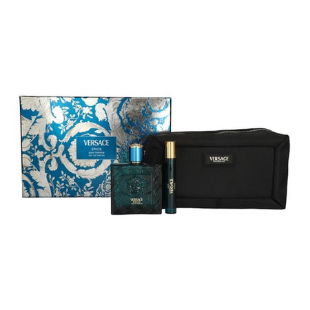 Versace Eros Eau De Parfum Set 3Pc Gift Set- 100ML/3.4Oz