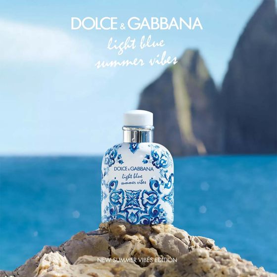 Light Blue Summer Vibes 4.2oz EDT for Men By Dolce Gabanna