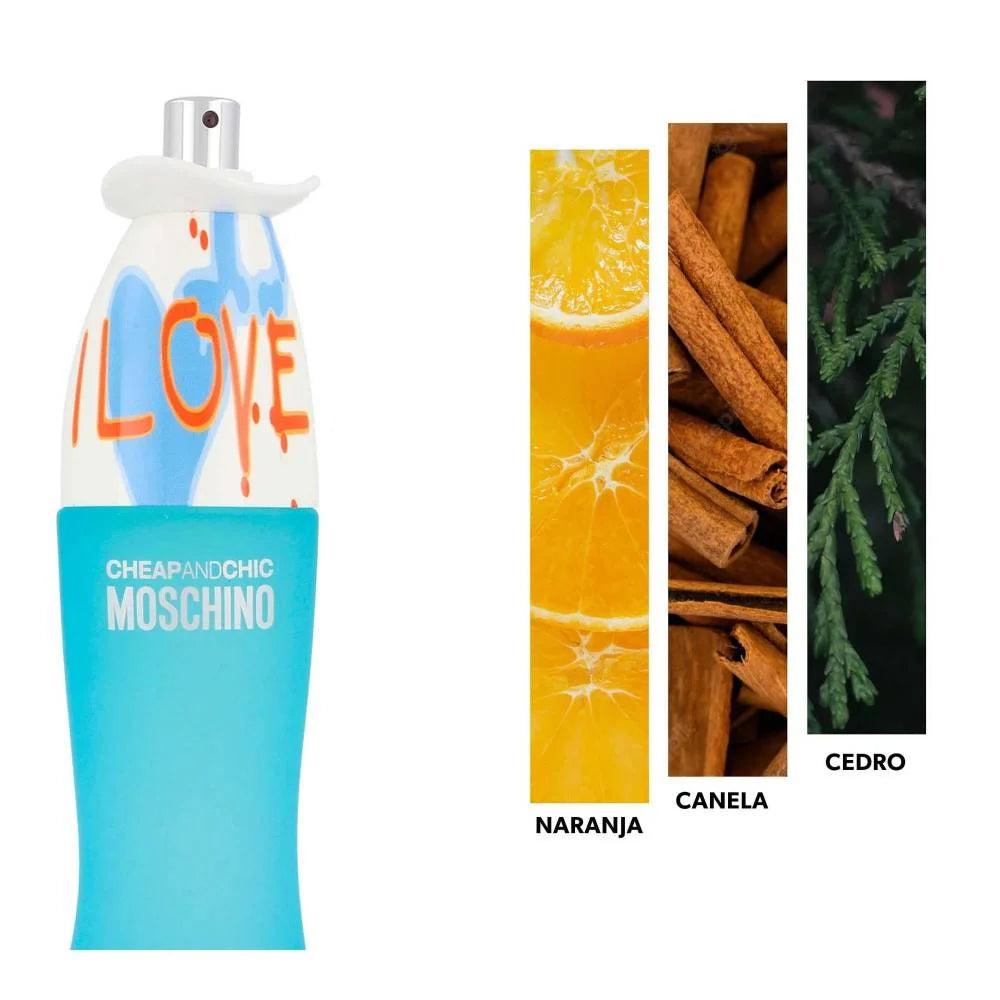 CHEAP AND CHIC MOSCHINO I LOVE LOVE EDT 100ML/3.4OZ