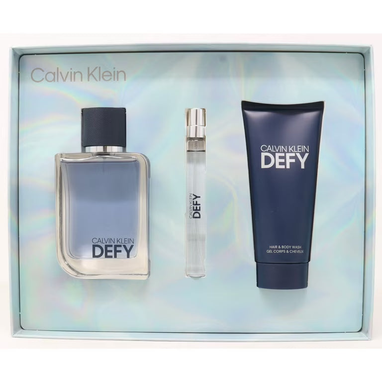 CALVIN KLEIN DEFY EDT 100ML 3PC SET