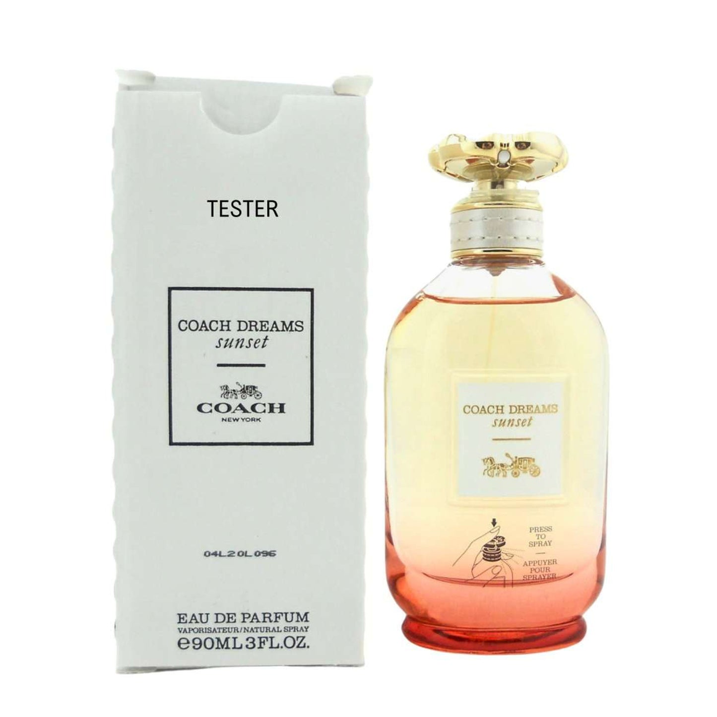 Coach Dreams Sunset Eau de Parfum 90ML/3Oz TESTER