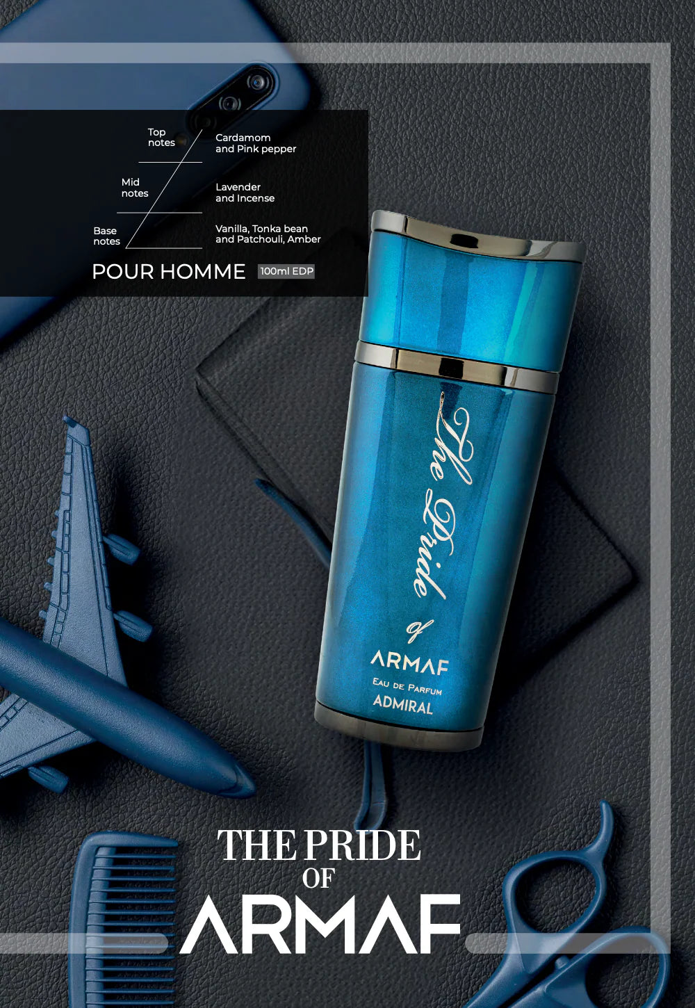 Armaf The Pride Admiral Eau De Parfum 100ML/3.4Oz