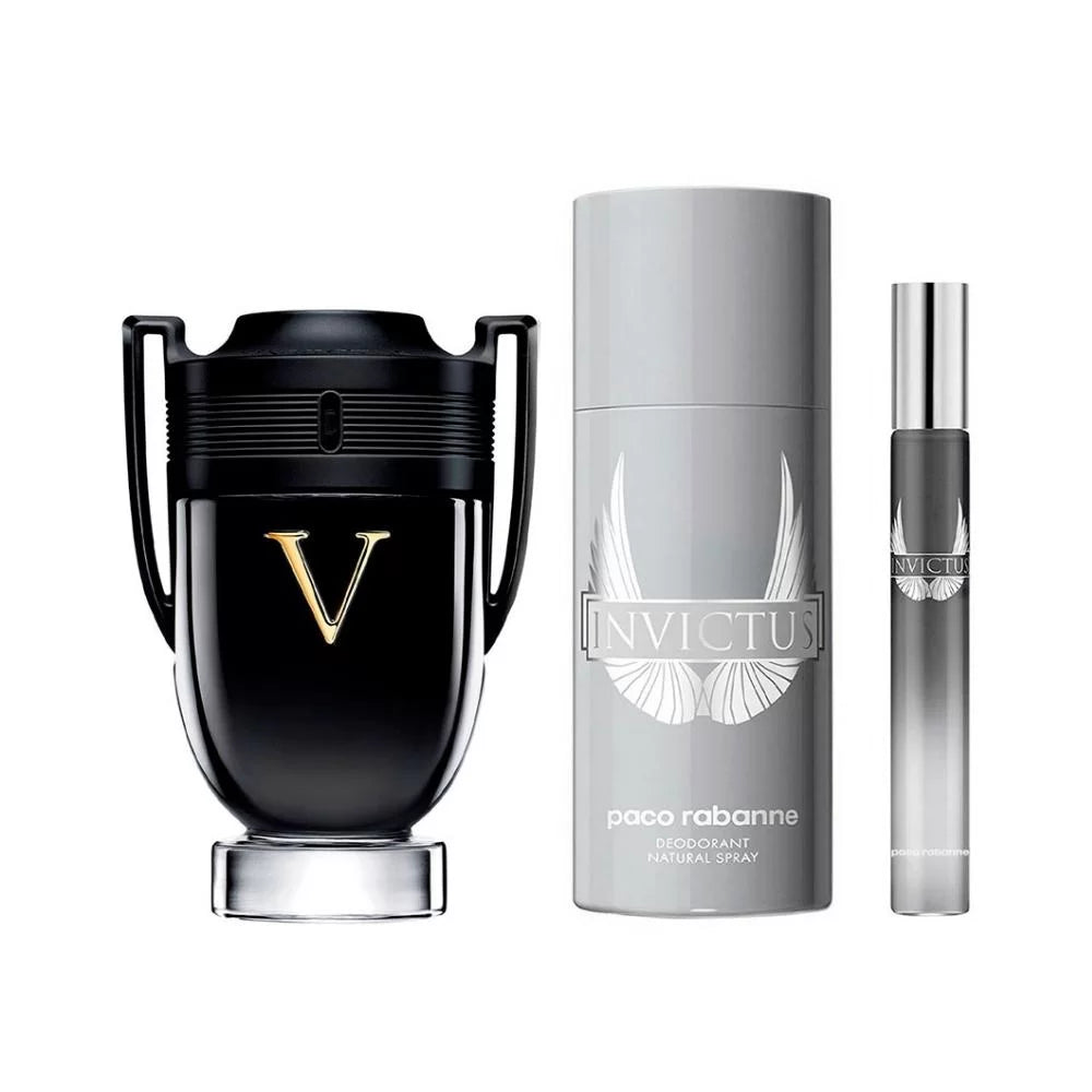 RABANNE INVICTUS VICTORY EDP 3PC SET FOR MEN