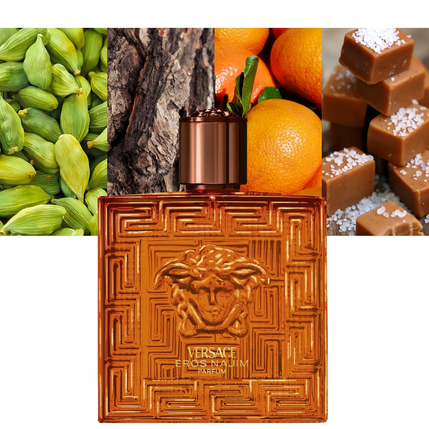 VERSACE FOR MEN EROS NAJIM PARFUM TESTER 3.4OZ/100ML