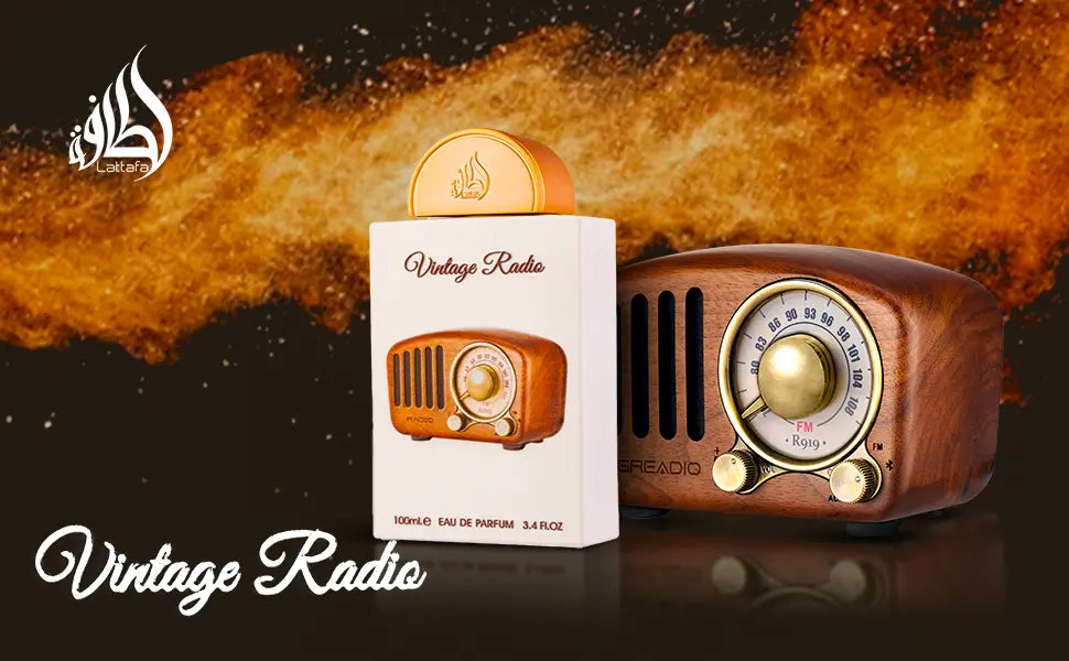LATTAFA PRIDE VINTAGE RADIO MENS EDP 100ML/3.4Oz
