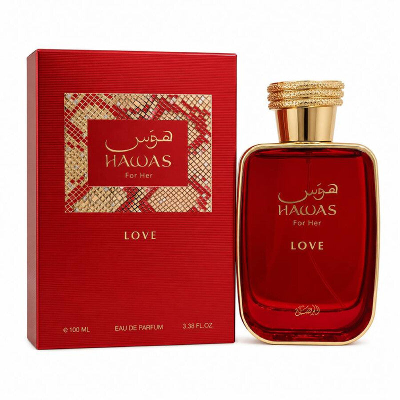 Rasasi Ladies Hawas Love EDP Body Spray Spray 3.4 oz