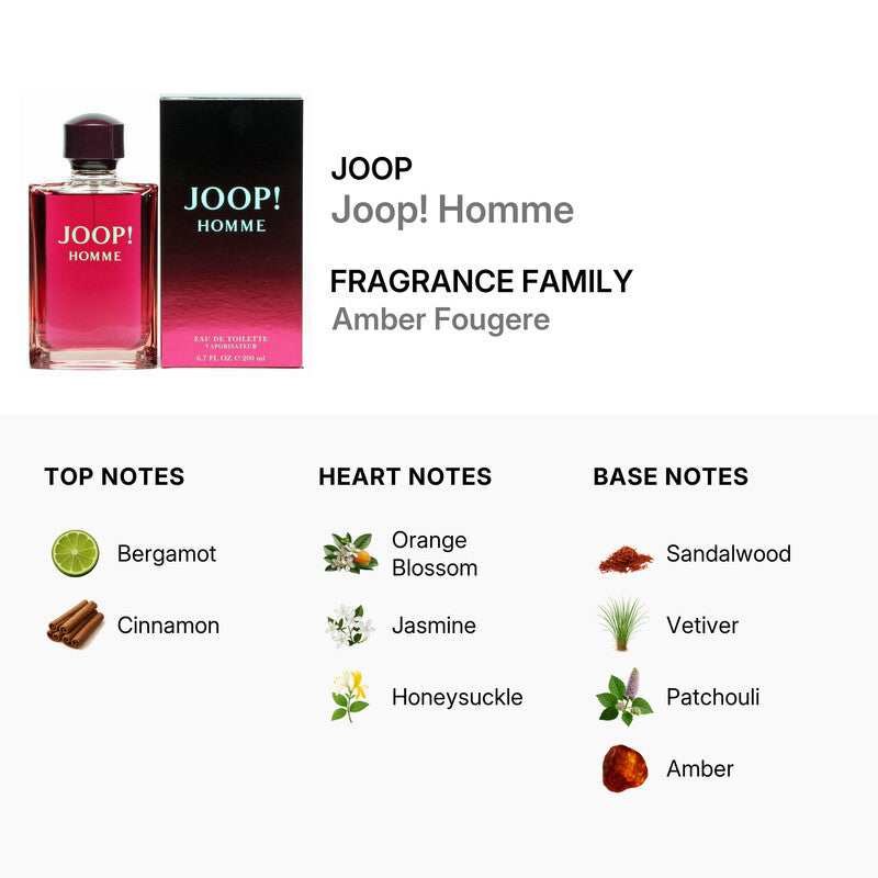 Joop Homme by EDT Spray 6.7 oz (200 ml)