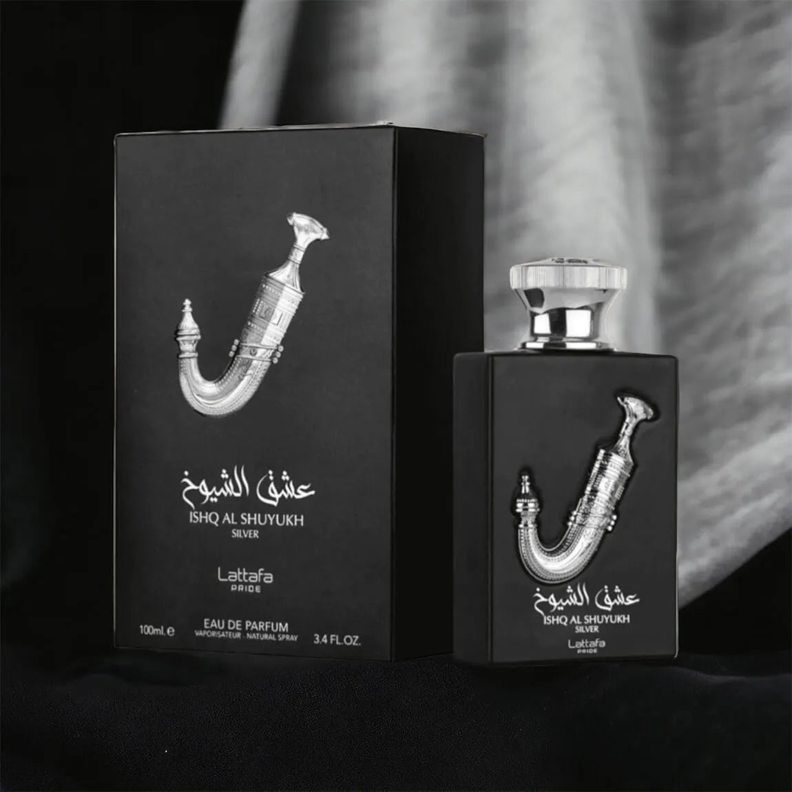 Lattafa Pride Ishq Al Shuyukh Silver Eau De Parfum-100ml/3.4oz