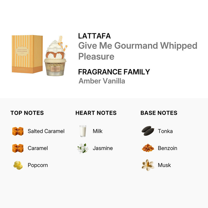 LATTAFA GIVE ME GOURMAND WHIPPED PLEASURE EDP 75ML/2.5OZ