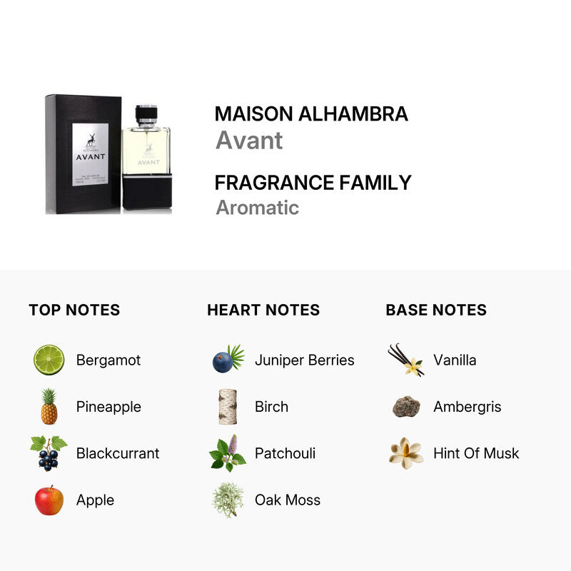 Maison Alhambra Men's Avant EDP Spray 3.4 oz