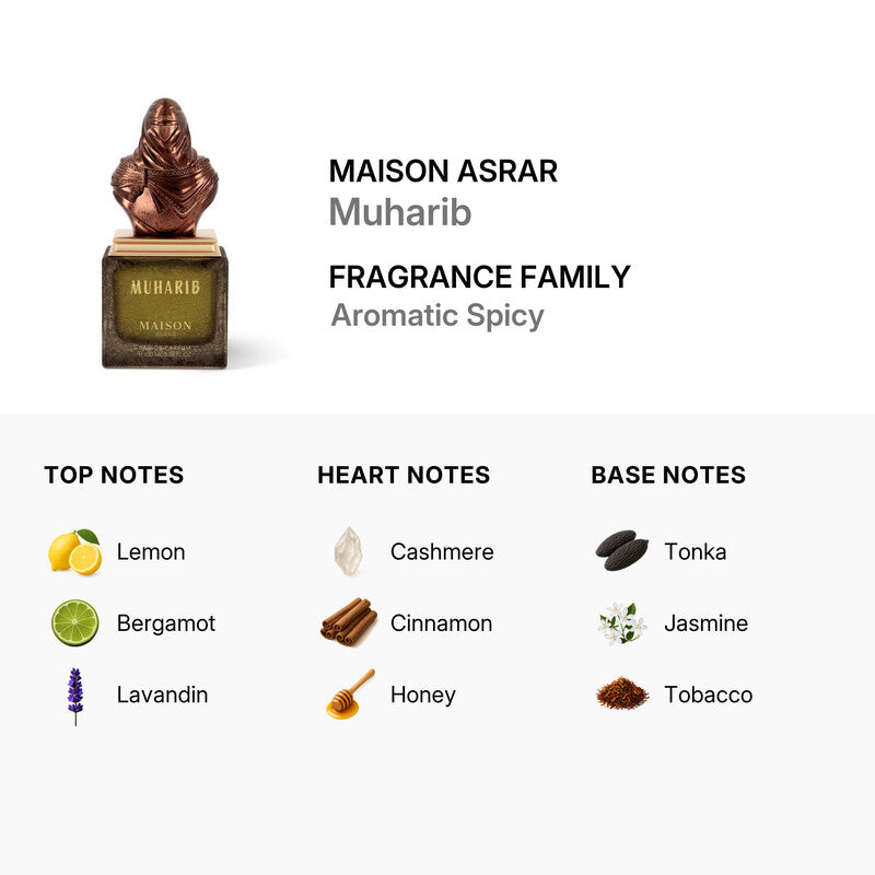 Maison Asrar Unisex Muharib EDP Spray 3.4 oz