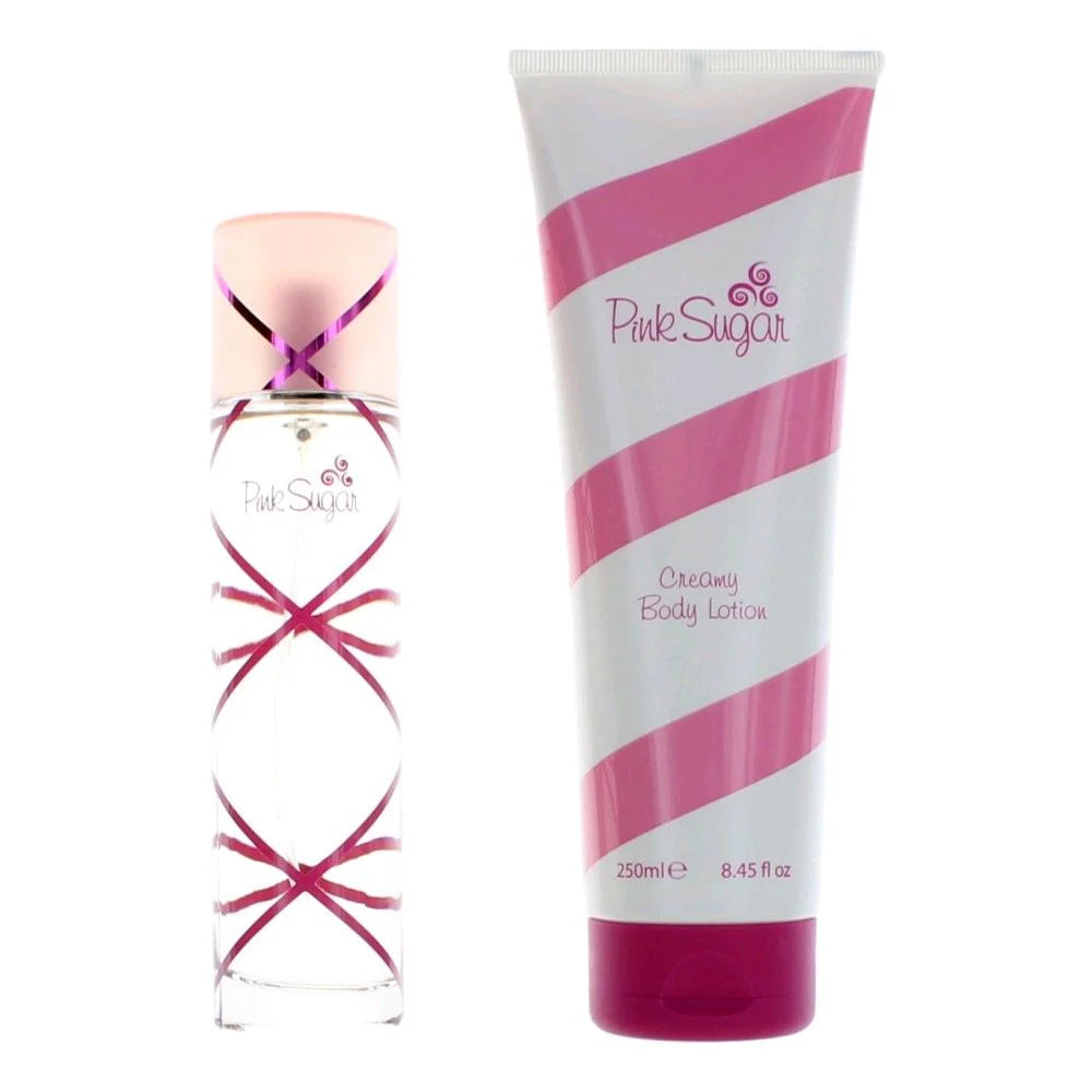 Aquolina Pink Sugar Set 2 pc EDT-Perfume/ Body Lotion