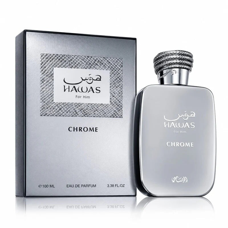 Rasasi Men's Hawas Chrome EDP 3.4 oz