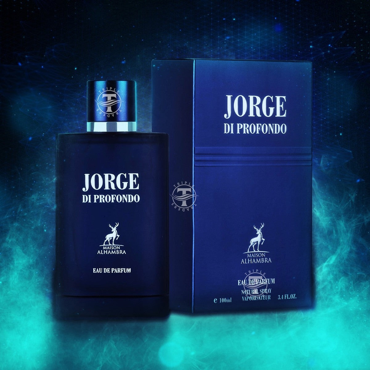 LATTAFA MAISON ALHAMBRA JORGE DI PROFUNDO DEEP BLUE 3.4OZ/100ML