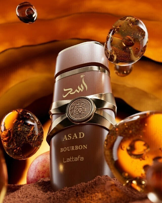 Asad Bourbon Lattafa Eau De Perfum - 100ML/3.4Oz
