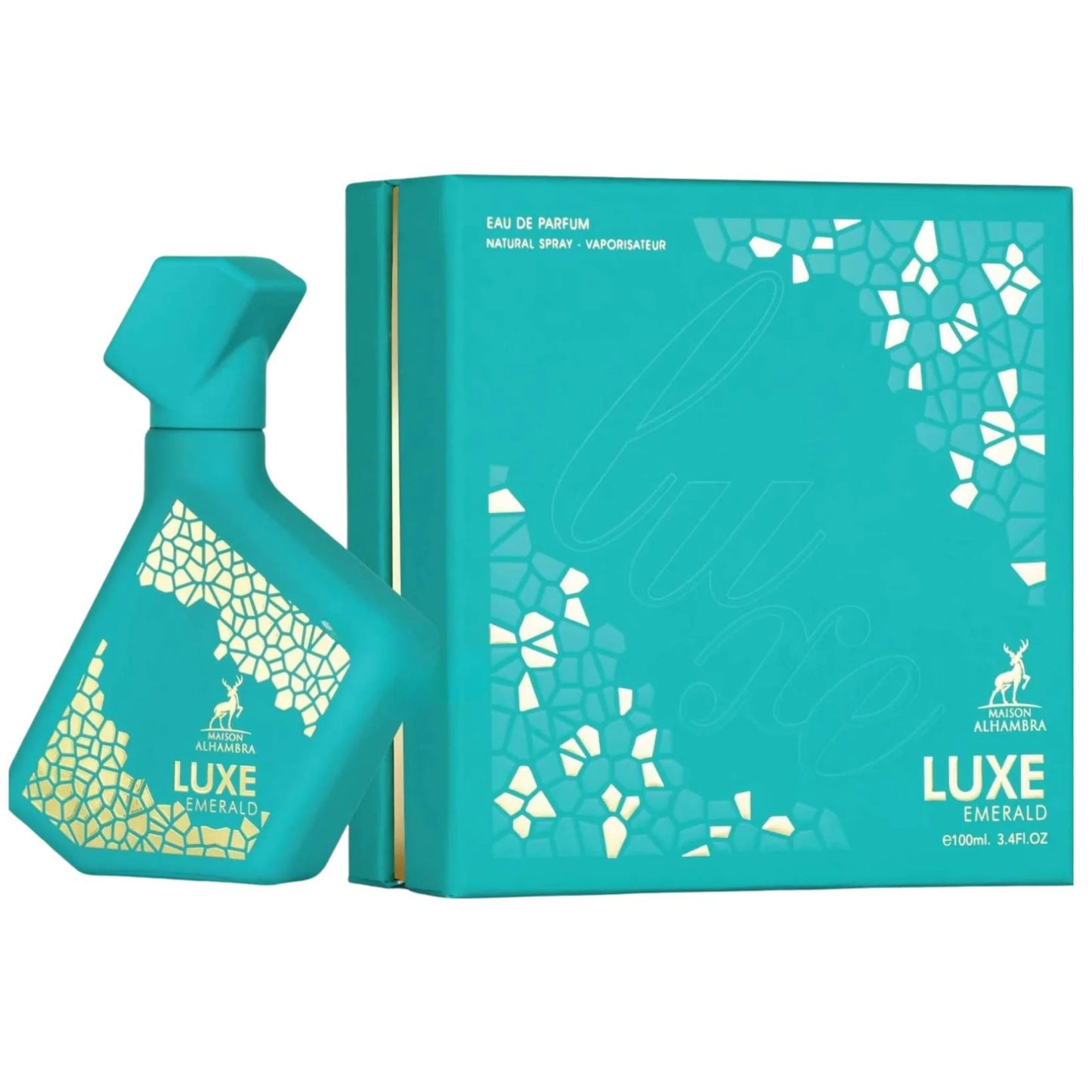 MAISON ALHAMBRA LUXE EMERALD EAU DE PARFUM 3.4 FL OZ SPRAY