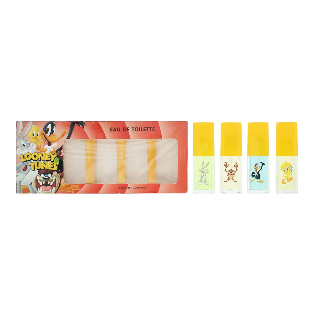 LOONEY TUNES EDT  SET 4 BOTTLES  30ML