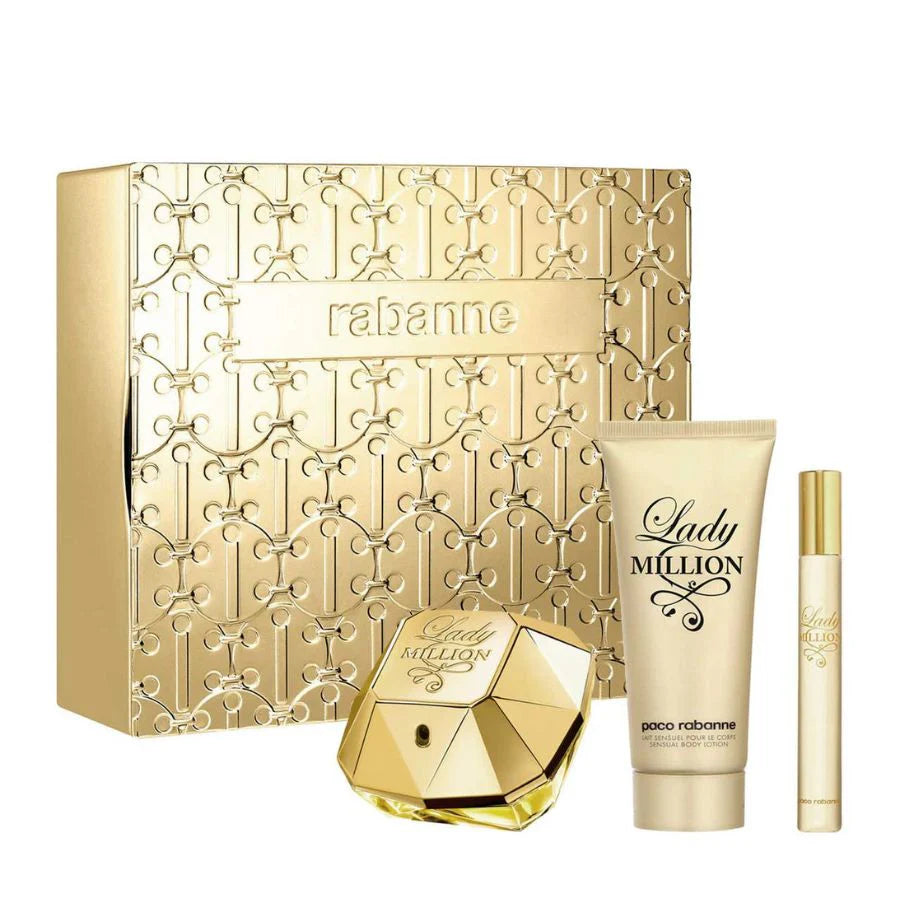 PACO RABANNE LADY MILLION EDP SET 3PC