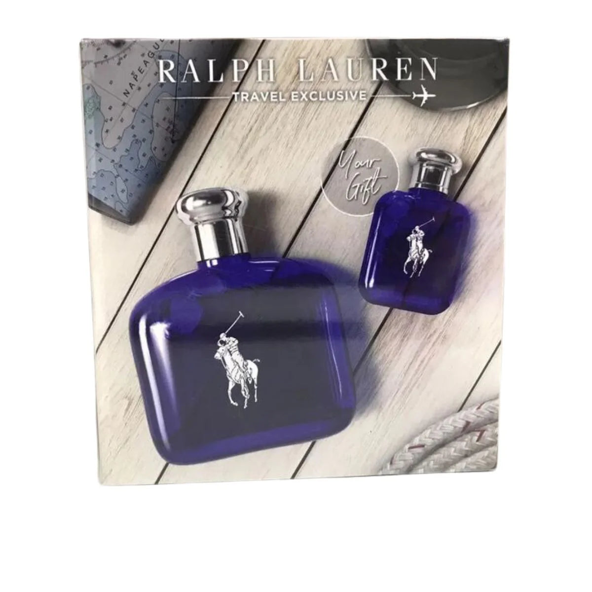 Ralph Lauren Polo Blue Set 2Pc EDT-125ml/4.2oz, 0.5oz