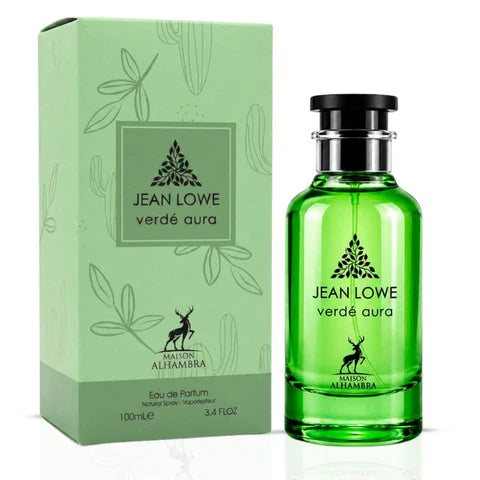 MAISON ALHAMBRA JEAN LOWE VERDE AURA UNISEX EAU DE PARFUM 100ML/3.4OZ