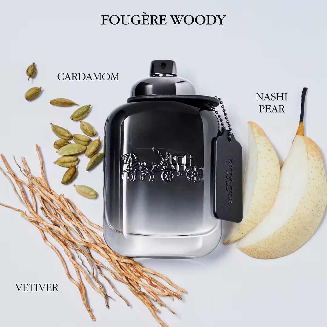 COACH Black For Man Eau De Parfum 100ML/3.4Oz