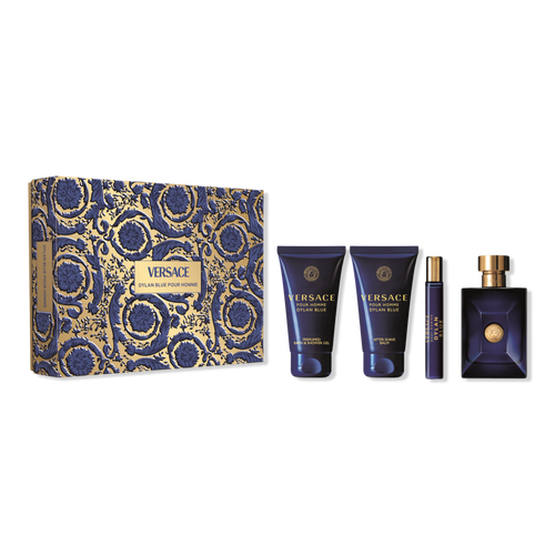 Versace Dylan Blue Eau de Toilette 100ML/3.4Oz 4PC SET