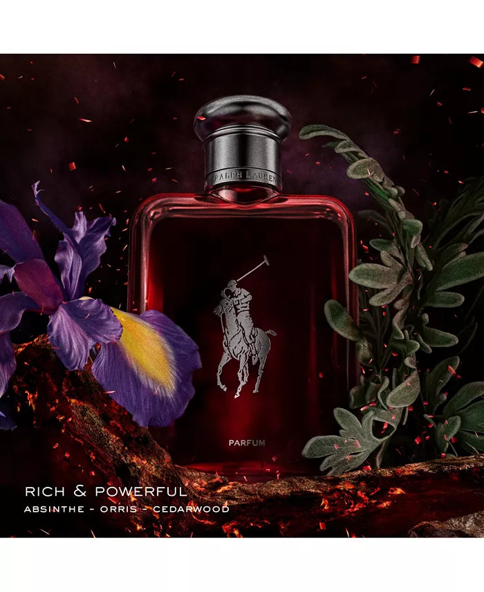 RALPH LAUREN Polo Red 2pc Set Men- Parfum 4.2oz + BackPack