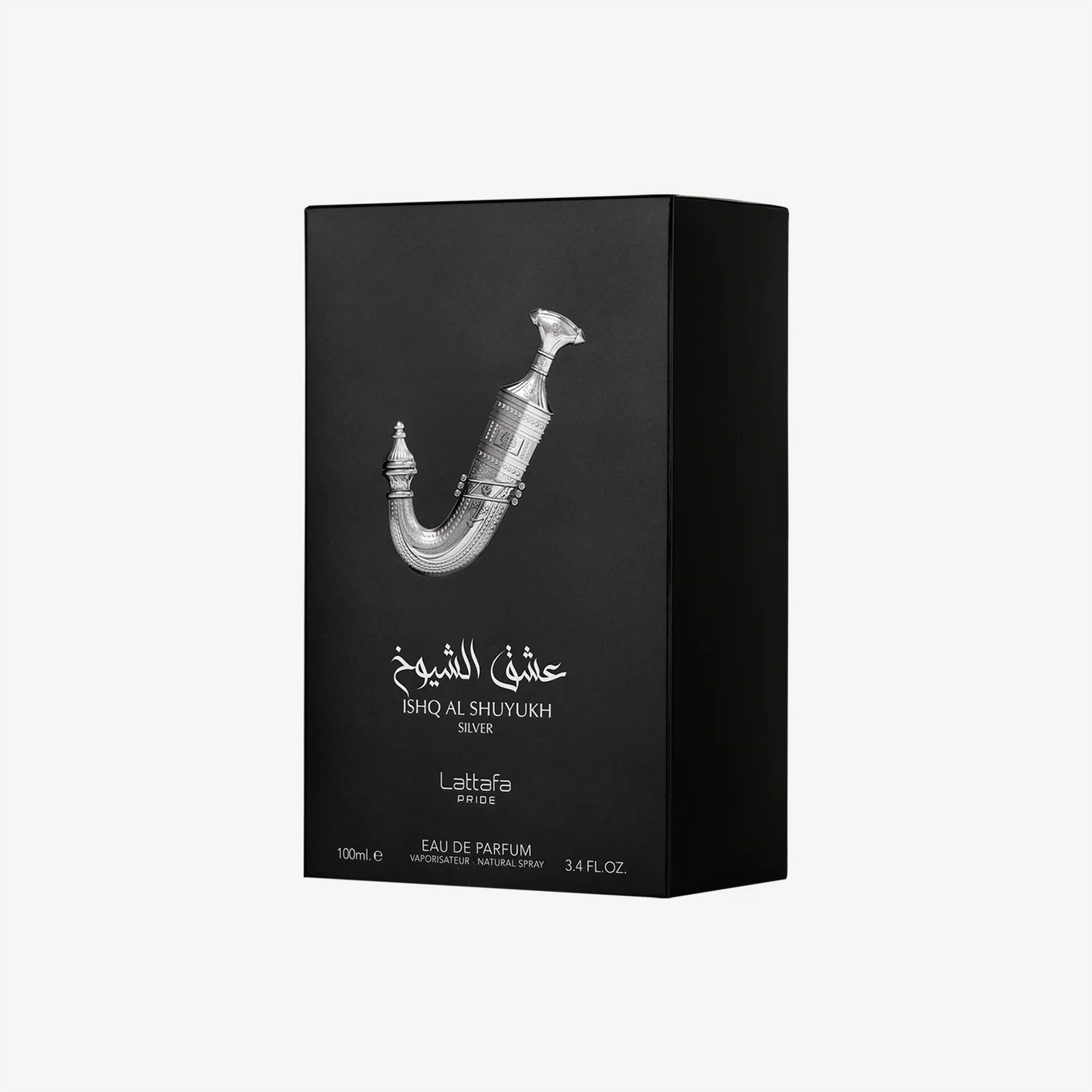 LATTAFA Ishq Al Shuyukh Silver Eau De Parfum 100ml/3.4oz