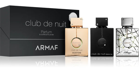 Armaf Club De Nuit Intense, Sillage, milestone Set 3 pc
