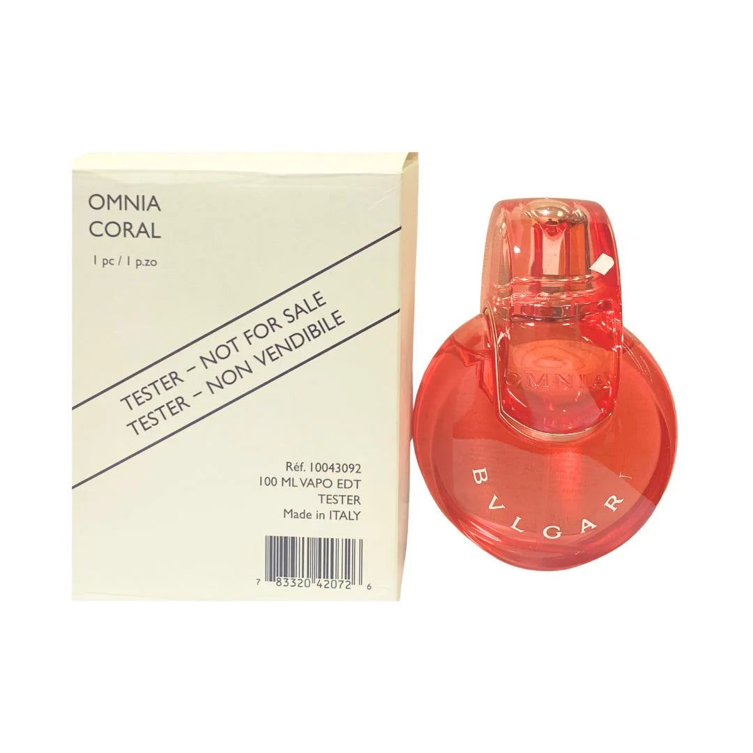 BVLGARI OMNIA CORAL EDT TESTER 100 ML