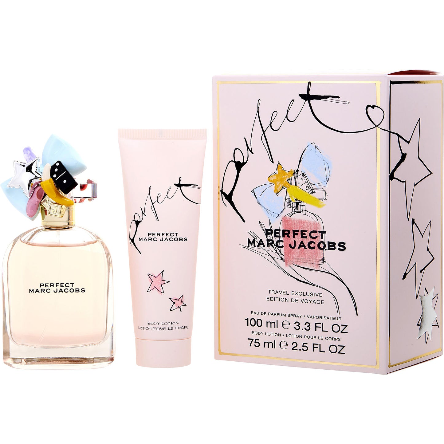MARC JACOBS PERFECT TRAVEL SET 2PCS 100ML/3.3OZ