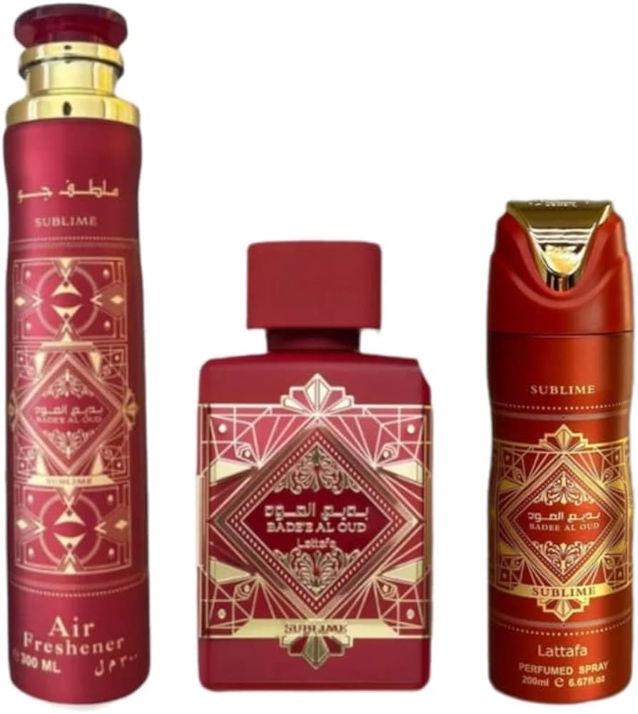 LATTAFA BADEE AL OUD SUBLIME SET 3PZ EDP