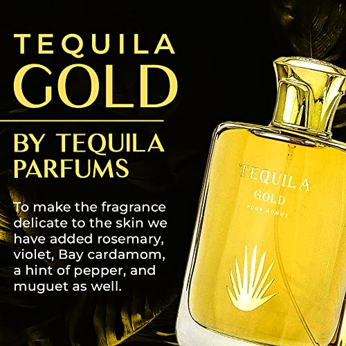 Tequila Gold Pour Homme Eau de Parfum 100ML/3.3Oz