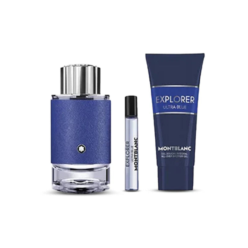 MONTBLANC EXPLORER ULTRA BLUE SET 3PC
