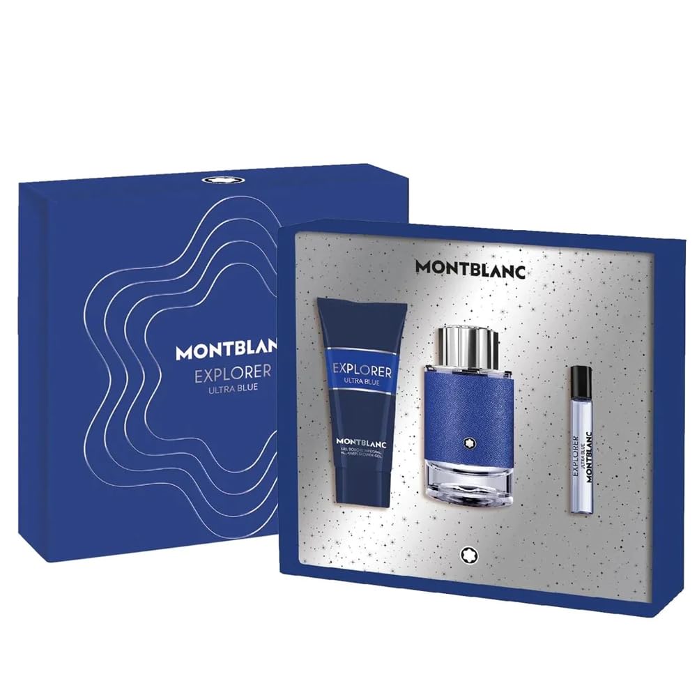 MONTBLANC EXPLORER ULTRA BLUE SET 3PC