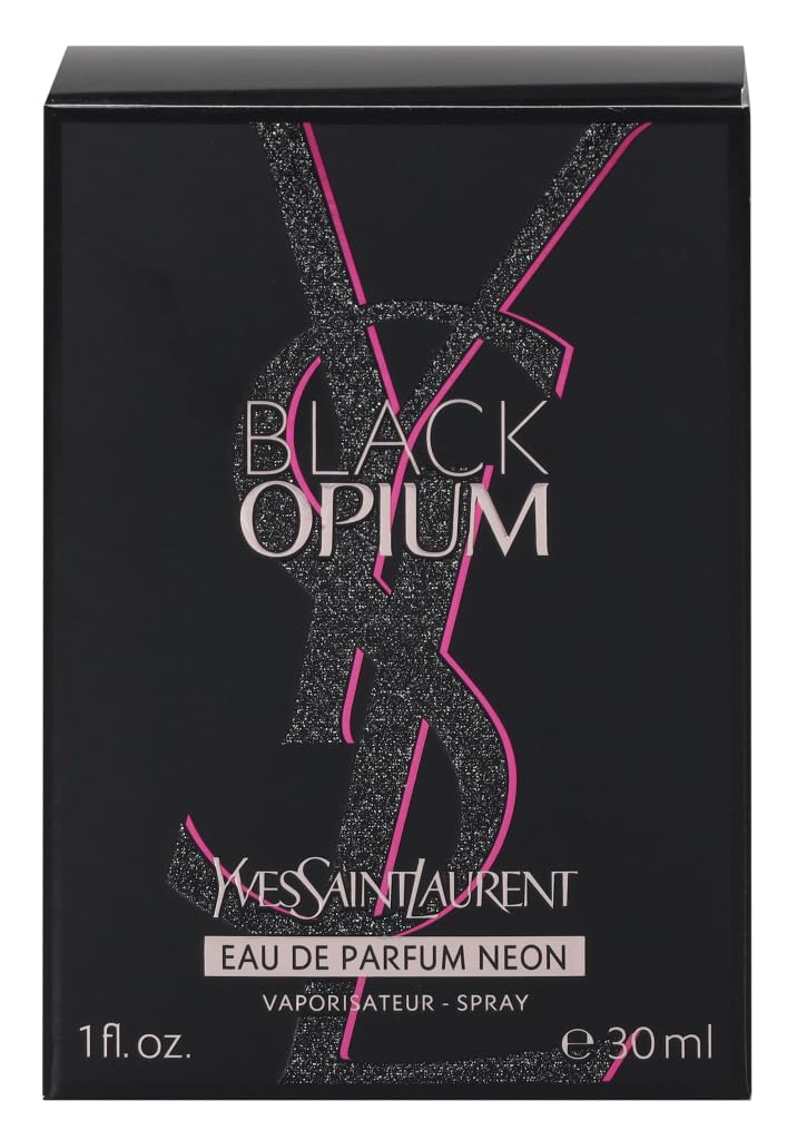 YSL WOMEN'S BLACK OPIUM EAU DE PARFUM NEON 1OZ/30ML