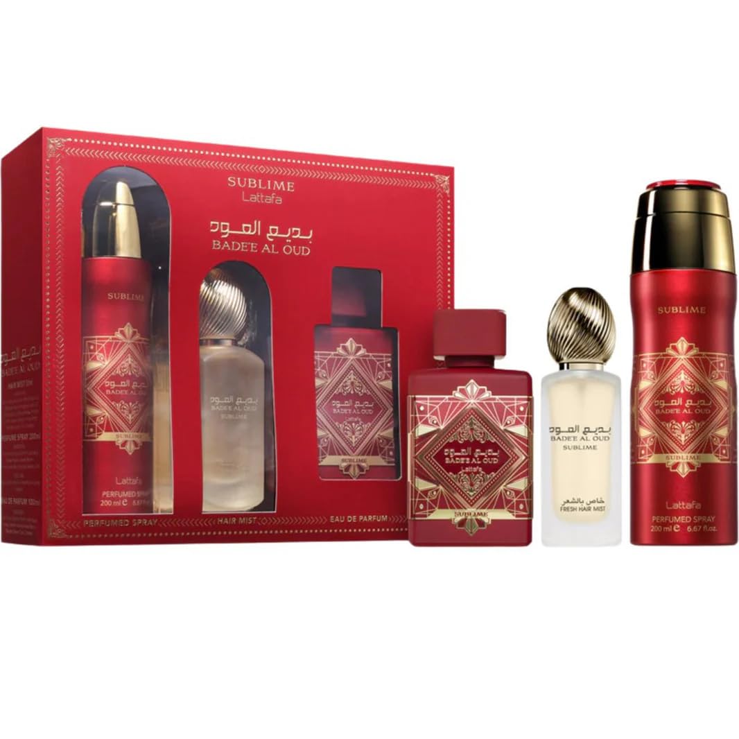 LATTAFA BADEE AL OUD SUBLIME SET 3PZ EDP