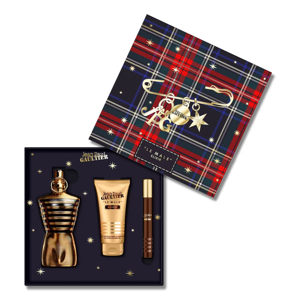 JEAN PAUL GAULTIER LE MALE ELIXIR 3PCS SET