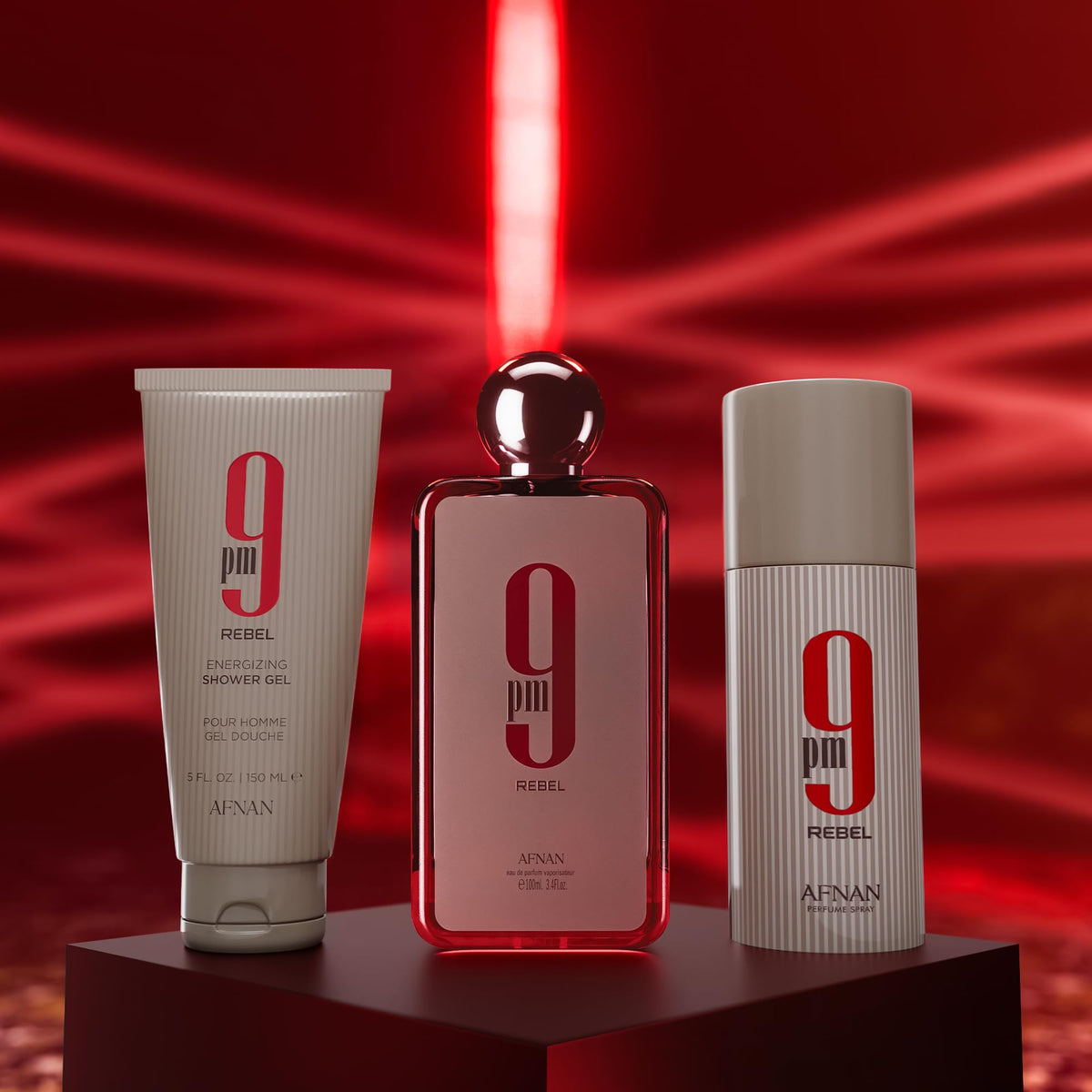 Afnan 9Pm Rebel 3pcs EDP Gift Set