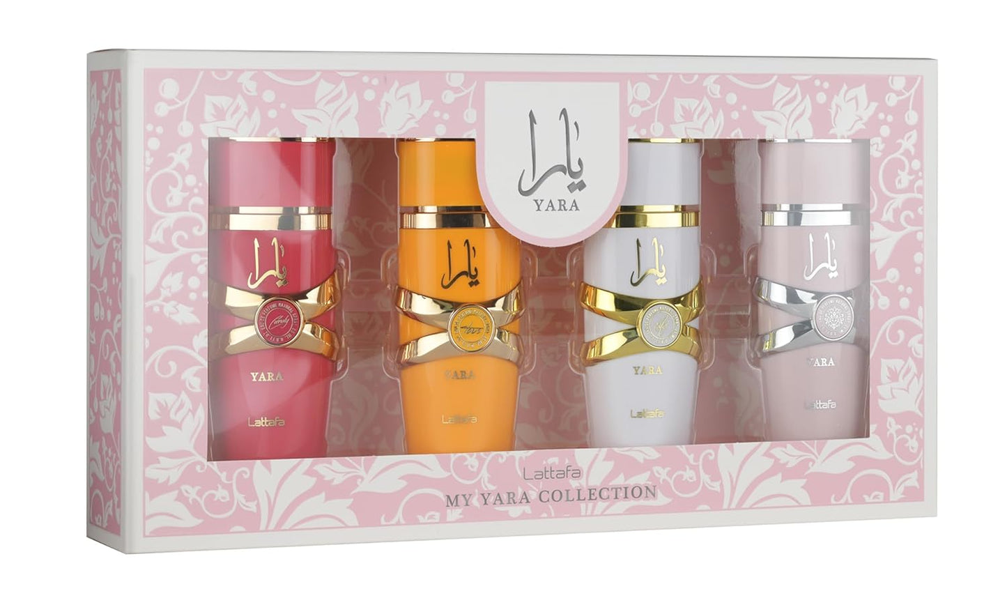 LATTAFA My Yara Collection Eau de Parfum 4 Piece Set  25ML/0.85Oz
