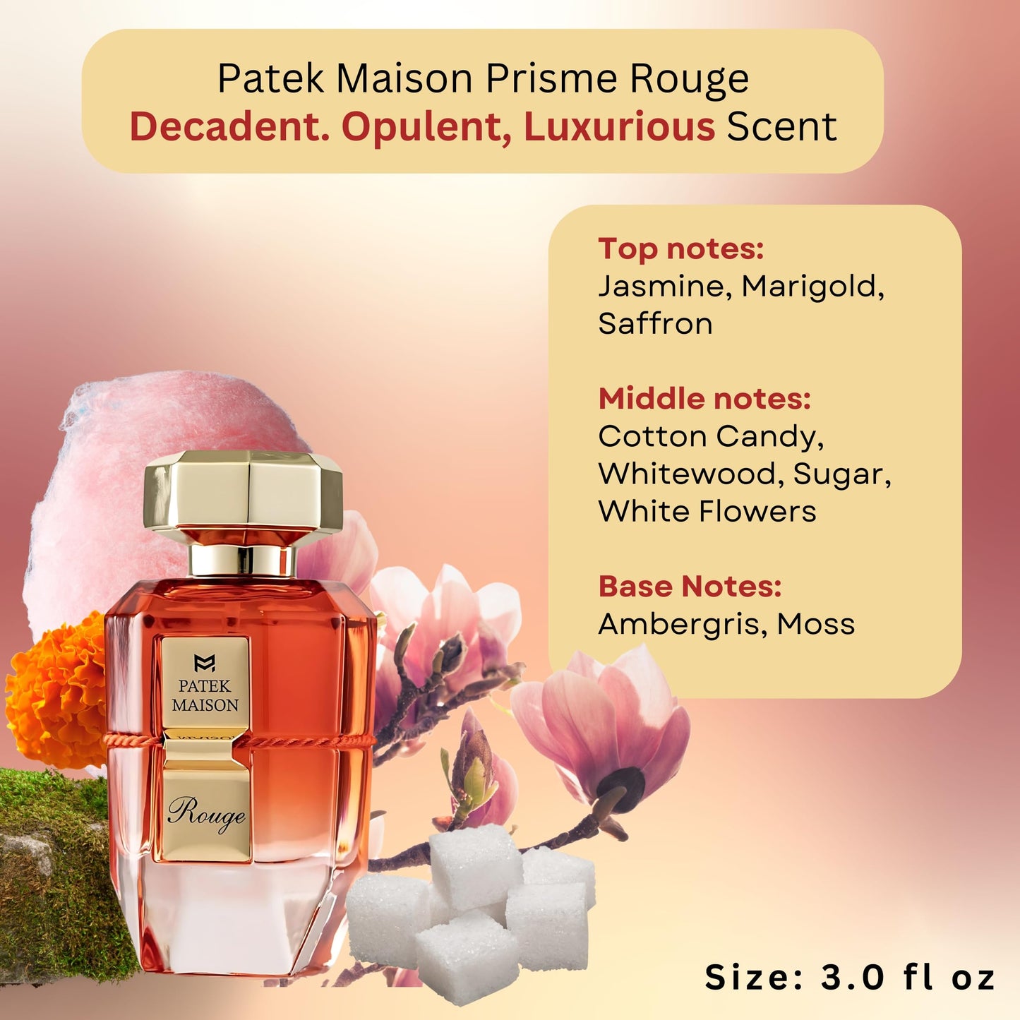Patek Maison Prisme Rouge Eau De Parfum 90ml/3oz