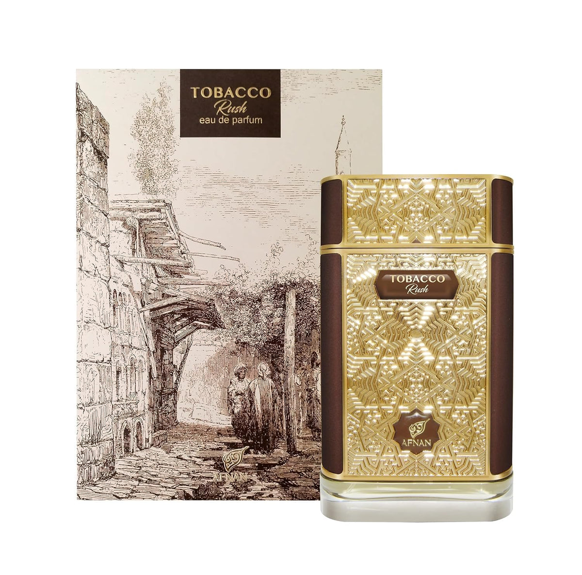 AFNAN TOBACCO RUSH EDP 80ML/2.7OZ