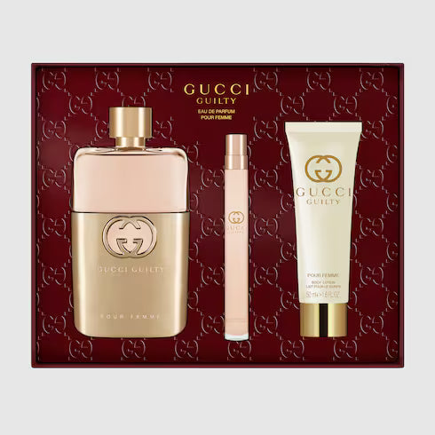 GUCCI GUILTY EDP POUR FEMME SET 3PCS