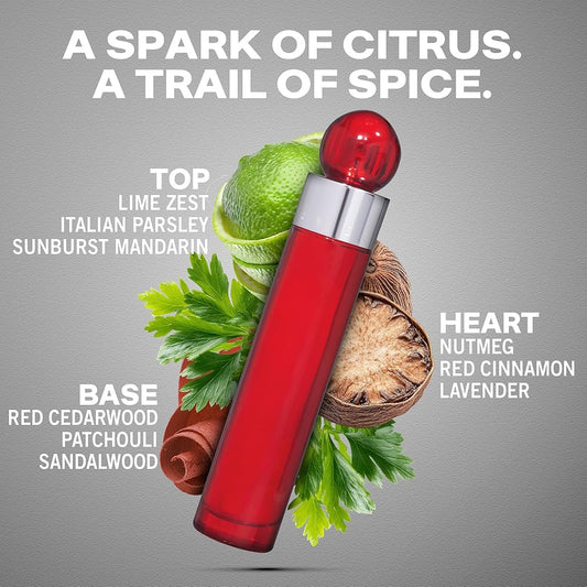 360 Red Perry Ellis Eau De Toilette 100ml/3.4oz