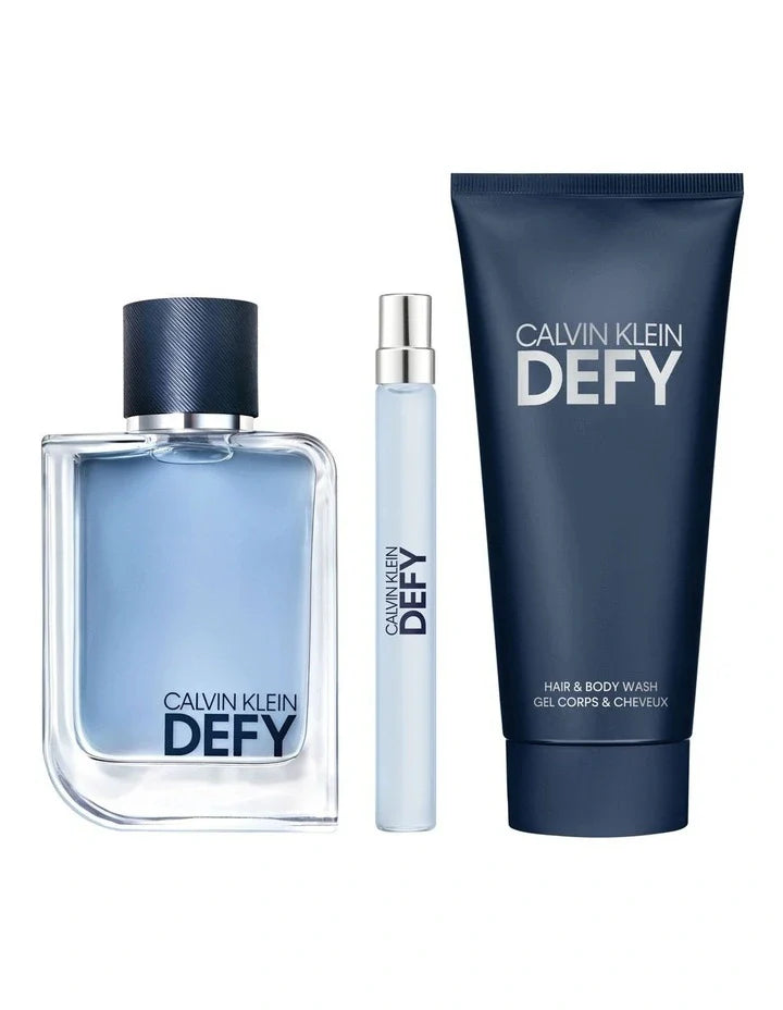 CALVIN  KLEIN DEFY EDT 100ML 3PC SET