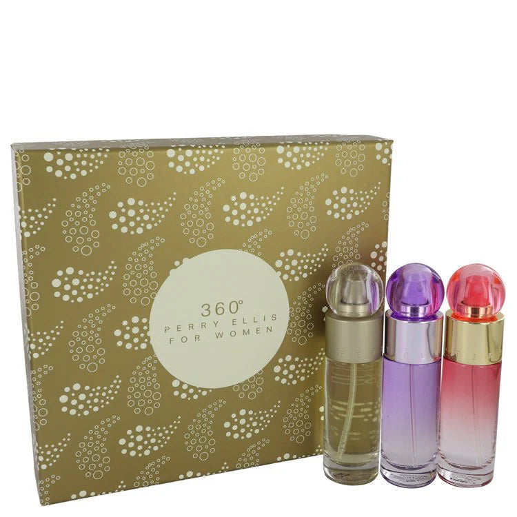 PERRY ELLIS 360 WOMEN TRAVEL GIFT SET 3PC