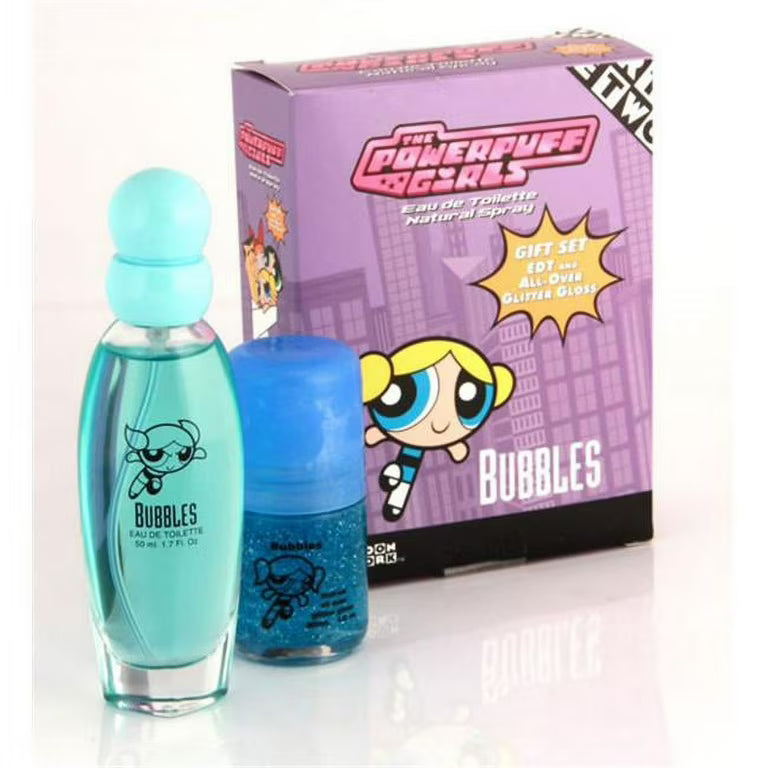 POWER PUFF GIRLS KIDS 2PC SET BUBBLES