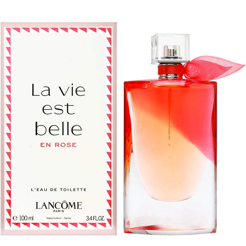 LANCOME LA VIE EST BELLE EN ROSE L'EAU DE TOILETTE 100 ML/3.4 FL OZ FOR WOMEN