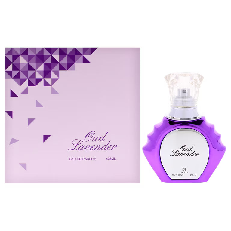 AHMED AL MAGHRIBI OUD LAVENDER EAU DE PARFUM 2.5 OZ SPRAY MEN